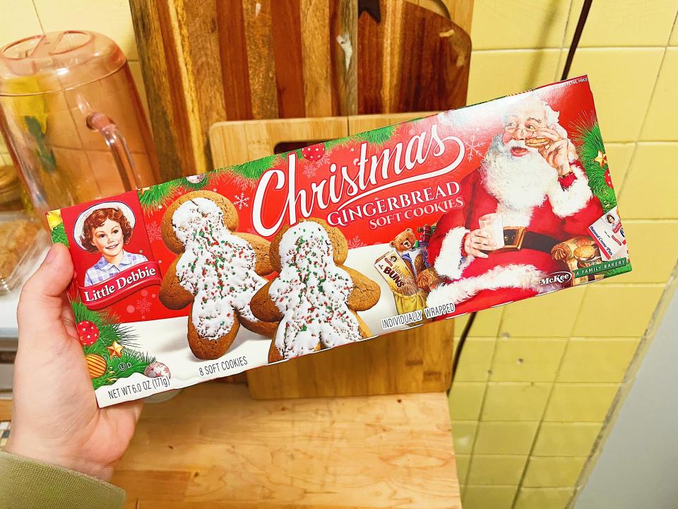 little debbies christmas gingerbread soft cookies