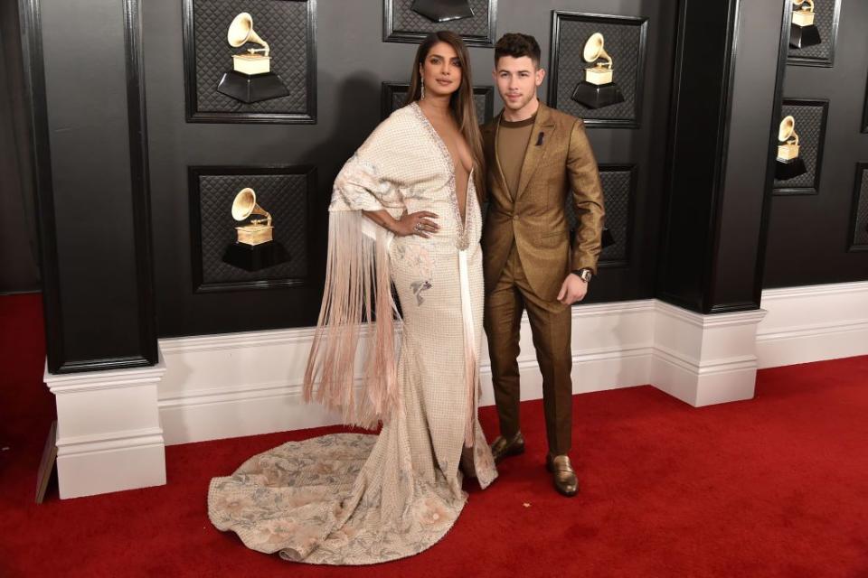 16) Priyanka Chopra and Nick Jonas At The Grammys, January 2020