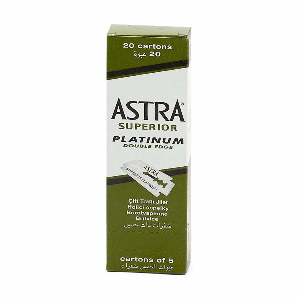 Astra Platinum Double-Edge Safety Razor Blades; how to use a safety razor