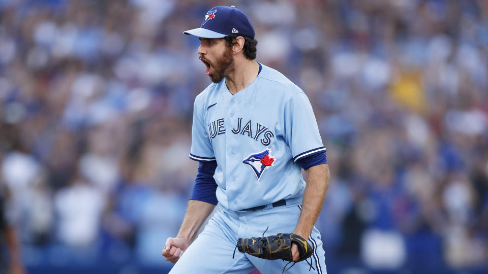 Blue Jays closer Jordan Romano has been one of the most effective in MLB this season. (Photo by Cole Burston/Getty Images)