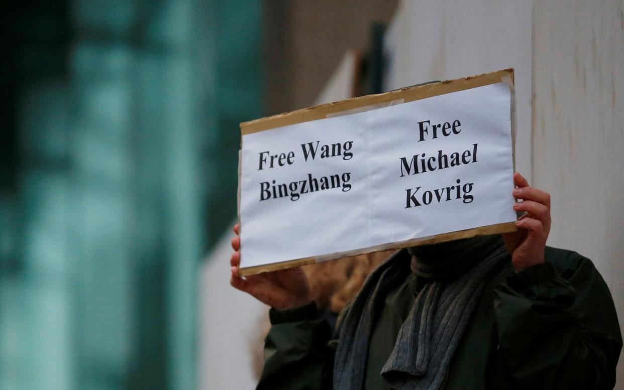Wang Bingzhang and Michael Kovrig have already been caught up in the escalating spat - REUTERS