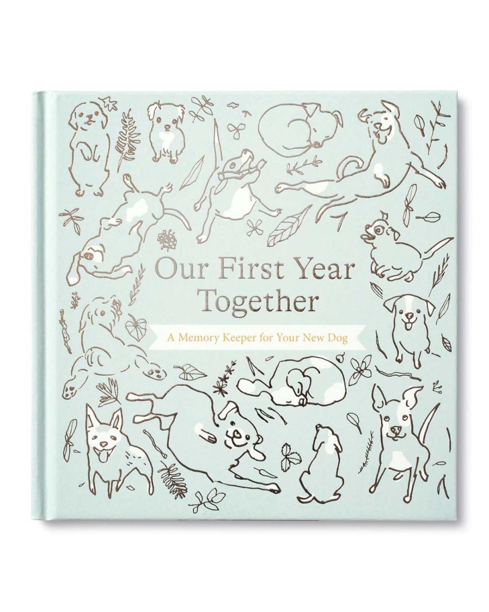 <p><a href="https://shop.live-inspired.com/catalog/product/gift-books/family/our-first-year-together-a-memory-keeper-for-your-new-dog/" rel="nofollow noopener" target="_blank" data-ylk="slk:Shop Now;elm:context_link;itc:0;sec:content-canvas" class="link ">Shop Now</a></p><p>Our First Year Together Keepsake Book</p><p>live-inspired.com</p><p>$15.95</p>