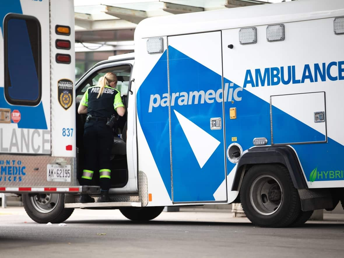 The study found a 38.3 per cent increase in the number of ambulance patient transports to ERs over the decade, an increase four times larger than the province's 9.6 per cent population growth over the same period.  (Esteban Cuevas/CBC - image credit)