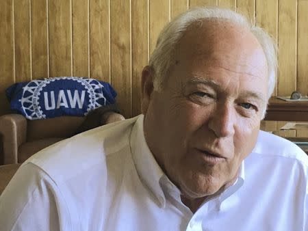 Dennis Williams UAW president in his office at UAW headquarters in Detroit, Michigan, U.S. September 12, 2016. REUTERS/Bernie Woodall