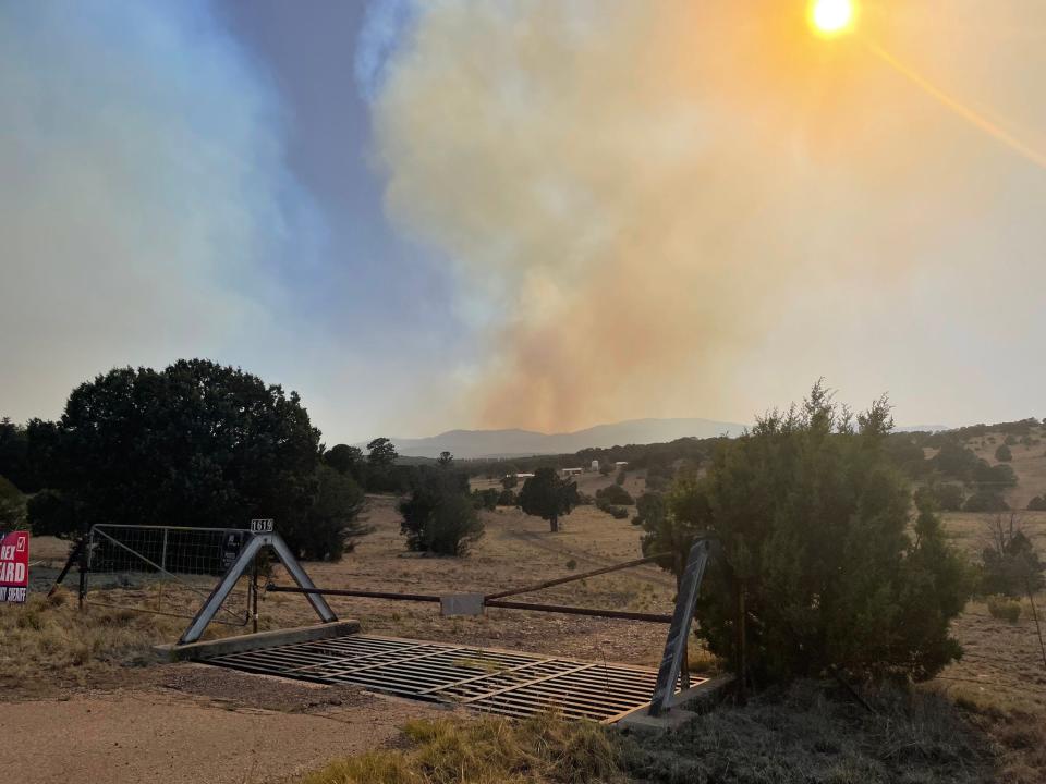 The Blue 2 fire that began on May 17 from a lightning strike continues in Ruidoso now exceeding 3,000 acres with 0% containment. The fire has prompted evacuations in Ruidoso and Capitan as it continues to grow.