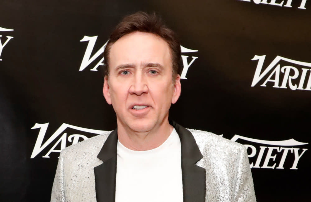 Nicolas Cage wants to cut back on work to be with his baby girl credit:Bang Showbiz