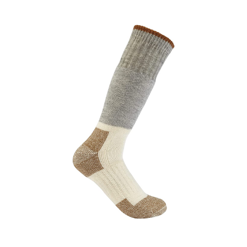 beige and tan merino wool sock by carhartt
