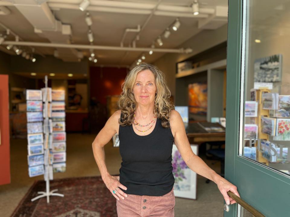 Katherine Montstream owns an art gallery on St. Paul Street next to City Hall Park. Montstream calls the police when there's physical conflict in the park but has had positive personal interactions with people who spend time in the park daily.