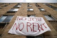 FILE PHOTO: Washington residents protest to cancel rent during coronavirus disease (COVID-19) pandemic