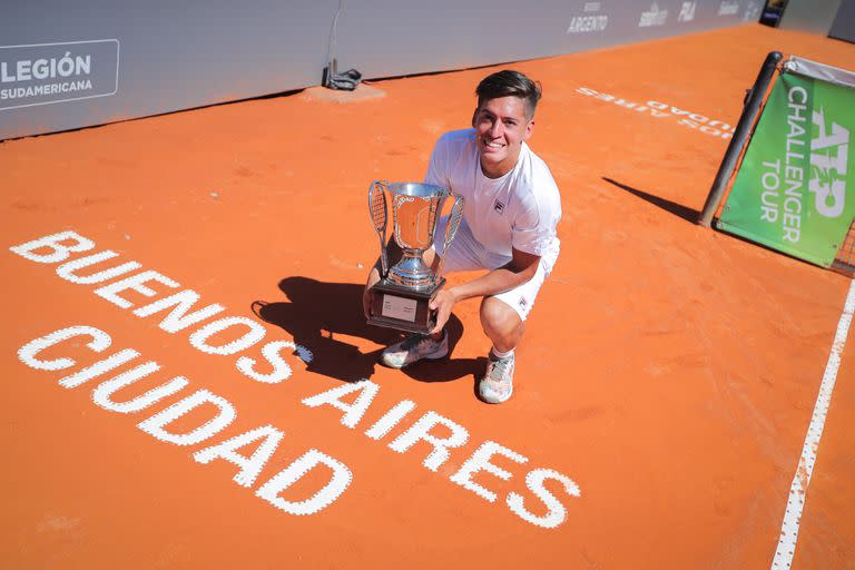 Sebastián Báez, campeón del Challenger de Buenos Aires