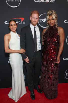 Meghan Markle, Prince Harry And Serena Williams