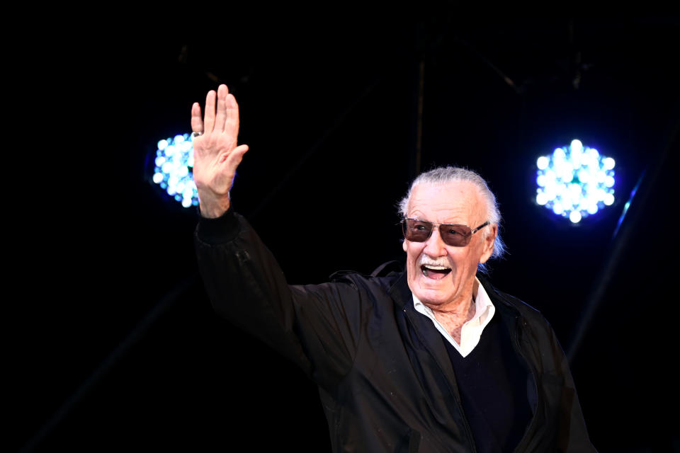 Stan Lee in Tokyo in December 2016. (Photo: Behrouz Mehri/AFP/Getty Images)