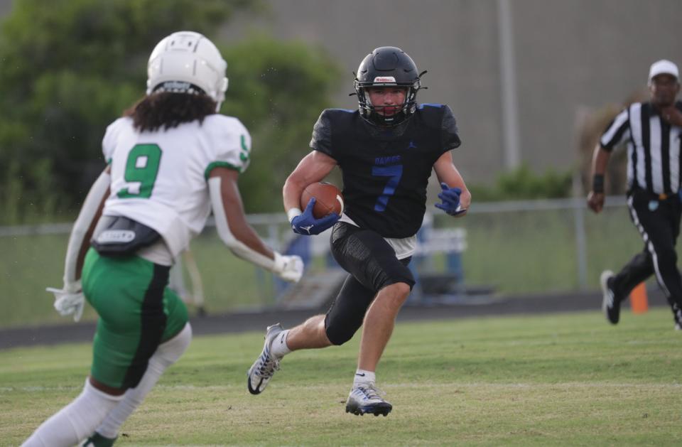 Ida Baker hosts Fort Myers in a preseason high school football matchup on Friday, Aug. 18, 2023, at Ida S. Baker High School in Cape Coral.