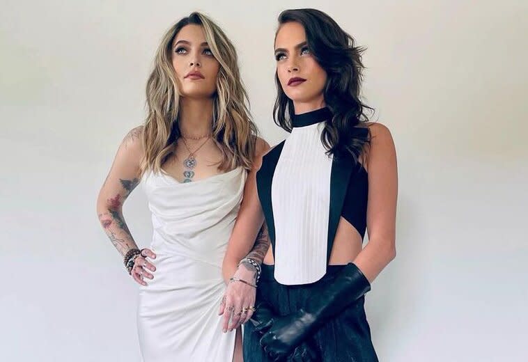 Cara Delevingne and Paris Jackson