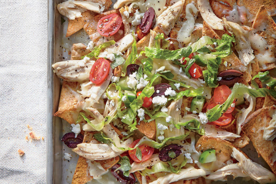 Greek Chicken Nachos