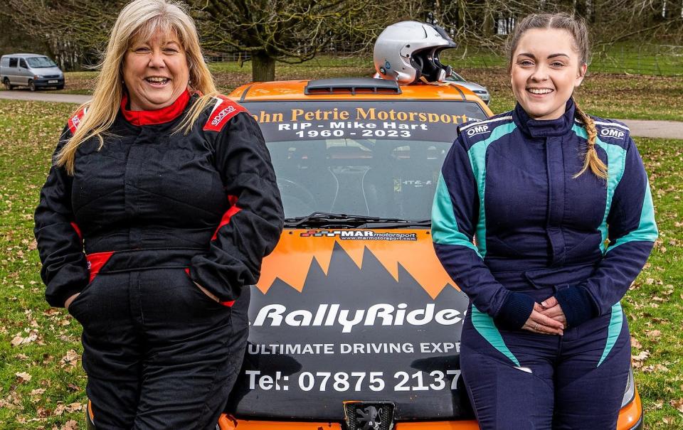 Michelle Petrie and Gemma Taylor - 'We don’t see ourselves as trailblazers – we just love rallying' - Telegraph/Charlotte Graham