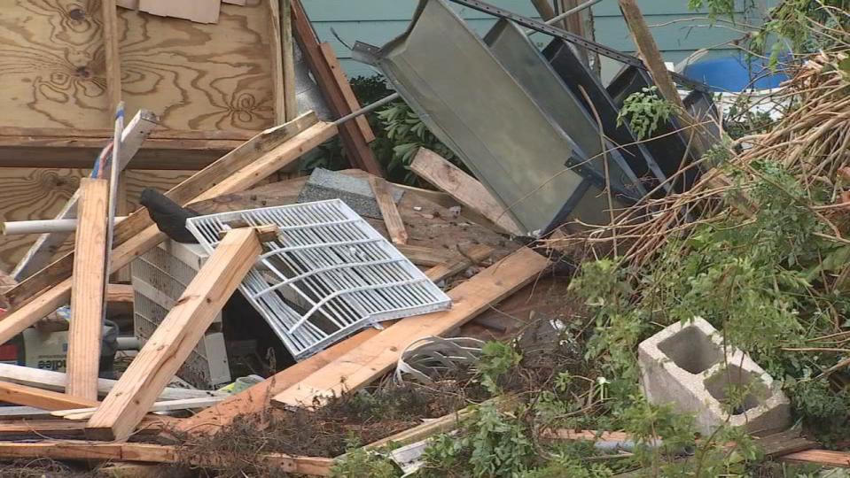 Some Brevard County residents are cleaning up storm damage after a possible tornado came through their neighborhood Wednesday evening.