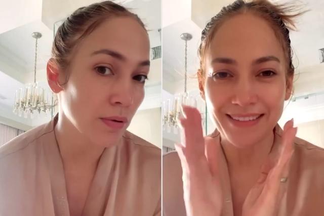 Jennifer Lopez Rocks A 'Makeup-Free Glow' In New Skincare Video – Hollywood  Life