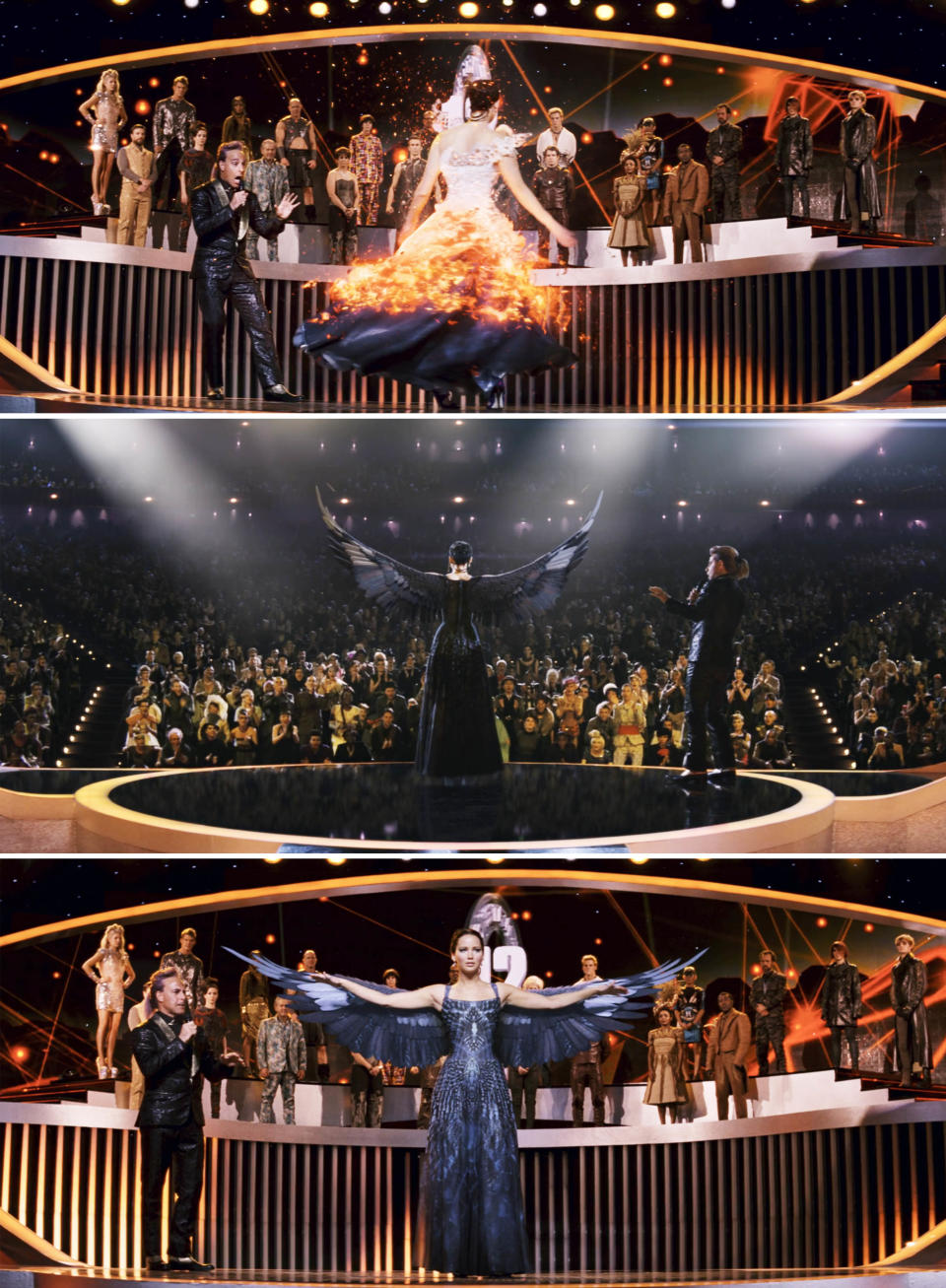 Screenshots from "Catching Fire"