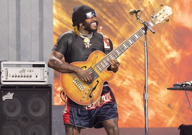 Getty Images Thundercat performing in 2023