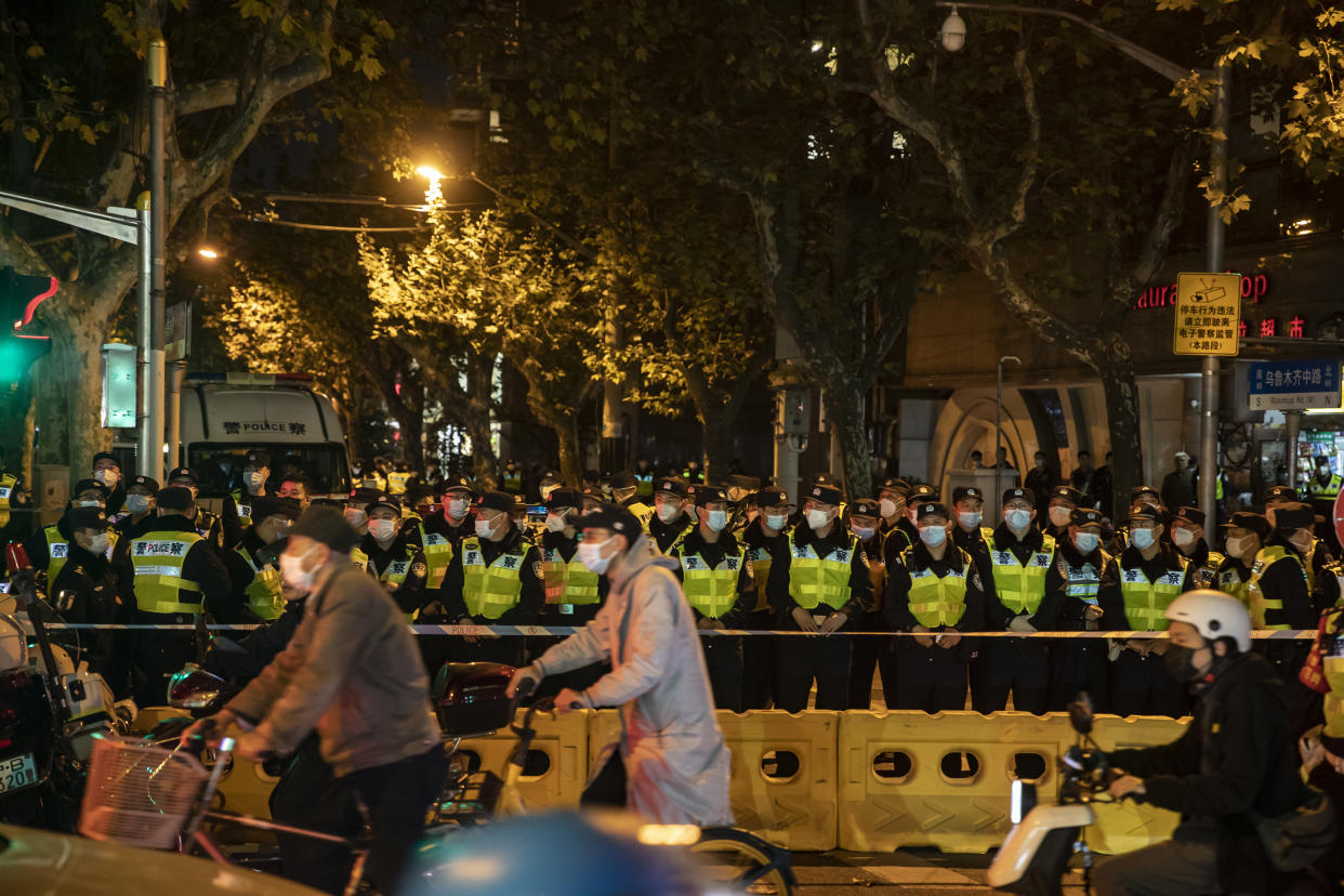 Protestas en China