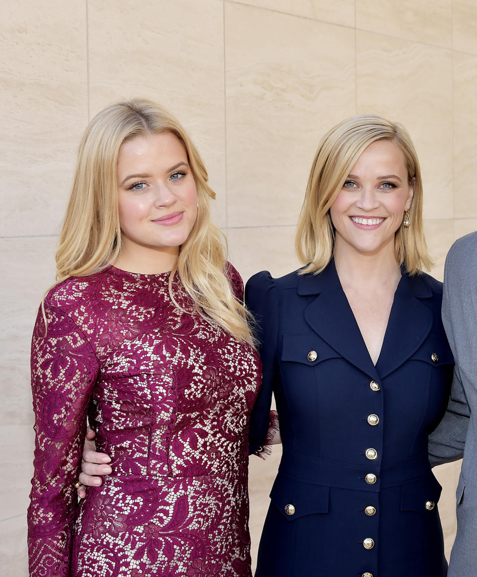 Ava Elizabeth Phillippe,  honoree Reese Witherspoon, and Deacon Reese Phillippe attend The Hollywood Reporter's Power 100 Women in Entertainment at Milk Studios on December 11, 2019 in Hollywood, California. (Photo by Stefanie Keenan/Getty Images for The Hollywood Reporter)