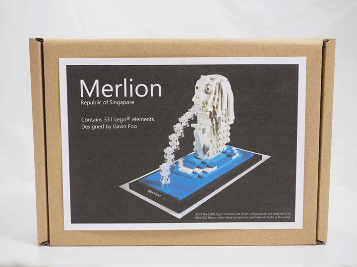 Merlion. Credit: Lego Singapore Marketplace Facebook Group