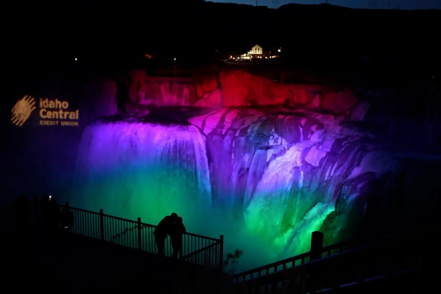 Shoshone Falls After Dark returns for the month of May. (Southern Idaho Tourism)