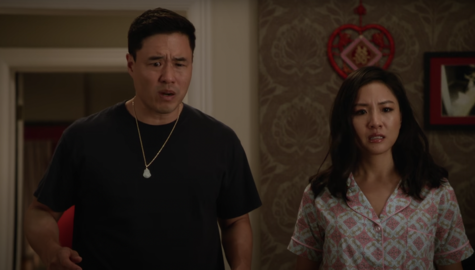 With Constance Wu in ‘Fresh Off The Boat' (ABC)