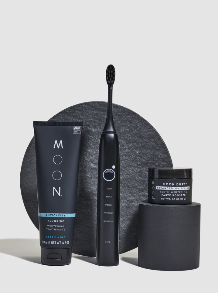 <p><a href="https://moonoralcare.com/products/sonic-smile-bundle" rel="nofollow noopener" target="_blank" data-ylk="slk:Shop Now;elm:context_link;itc:0;sec:content-canvas" class="link rapid-noclick-resp">Shop Now</a></p><p>Electric Toothbrush</p><p>moonoralcare.com</p><p>$80.72</p><span class="copyright">Moon Oral Care</span>