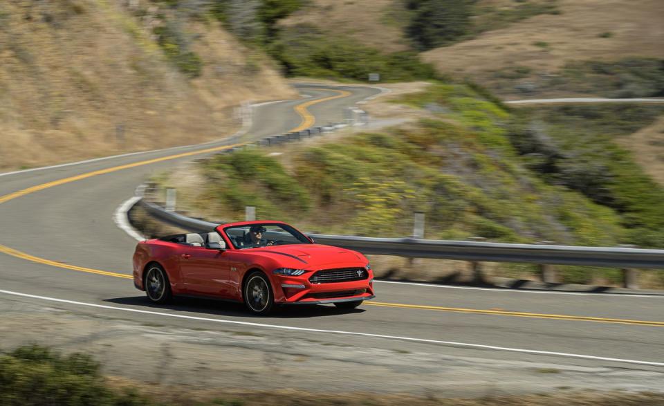 <p>2020 Ford Mustang EcoBoost High Performance package convertible</p>