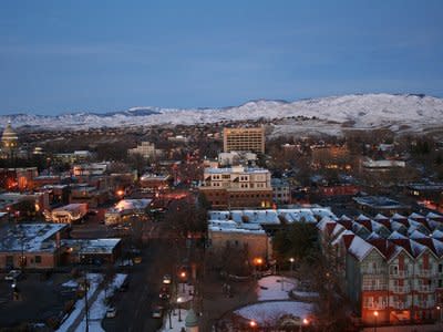 Cold states aren't typically high at the top of anyone's retirement dream list, but Idaho's quiet, crime-free scene has made it one of the hottest retirement destinations. "Just because you're a cold state, it doesn't condemn you the worst list," Barrington says. Idaho saves itself with a stellar crime rate. Per the study, Idaho only saw 221 violent crimes per 100,000 residents, compared to a national average of 366. Property crimes averaged 1,996 per 100,000 residents, compared to the national average of 2,856. (Boise Metro Chamber/Flickr)