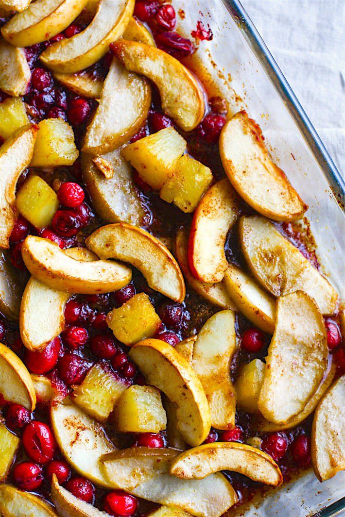 Spiced Hot Fruit Bake