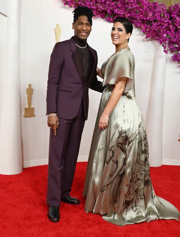 <p>Gilbert Flores/Variety via Getty</p> Jon Batiste and Suleika Jaouad at the 2024 Academy Awards