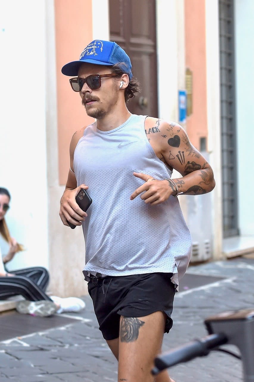Harry Styles in Rome, July 24, 2020.