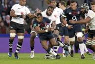 Britain Rugby Union - England v Fiji - 2016 Old Mutual Wealth Series - Twickenham Stadium, London, England - 19/11/16 England's Semesa Rokoduguni in action Action Images via Reuters / Henry Browne Livepic