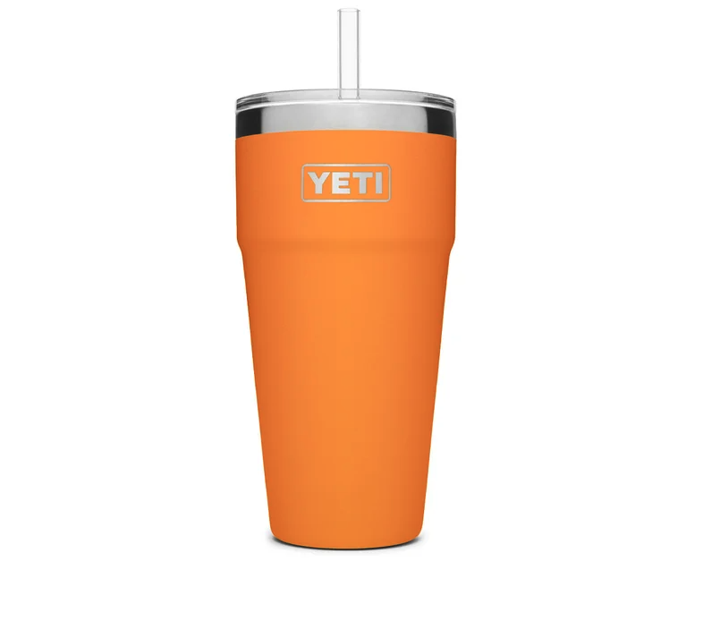 Rambler 769 mL Stackable Cup With Straw Lid. Image via Yeti.