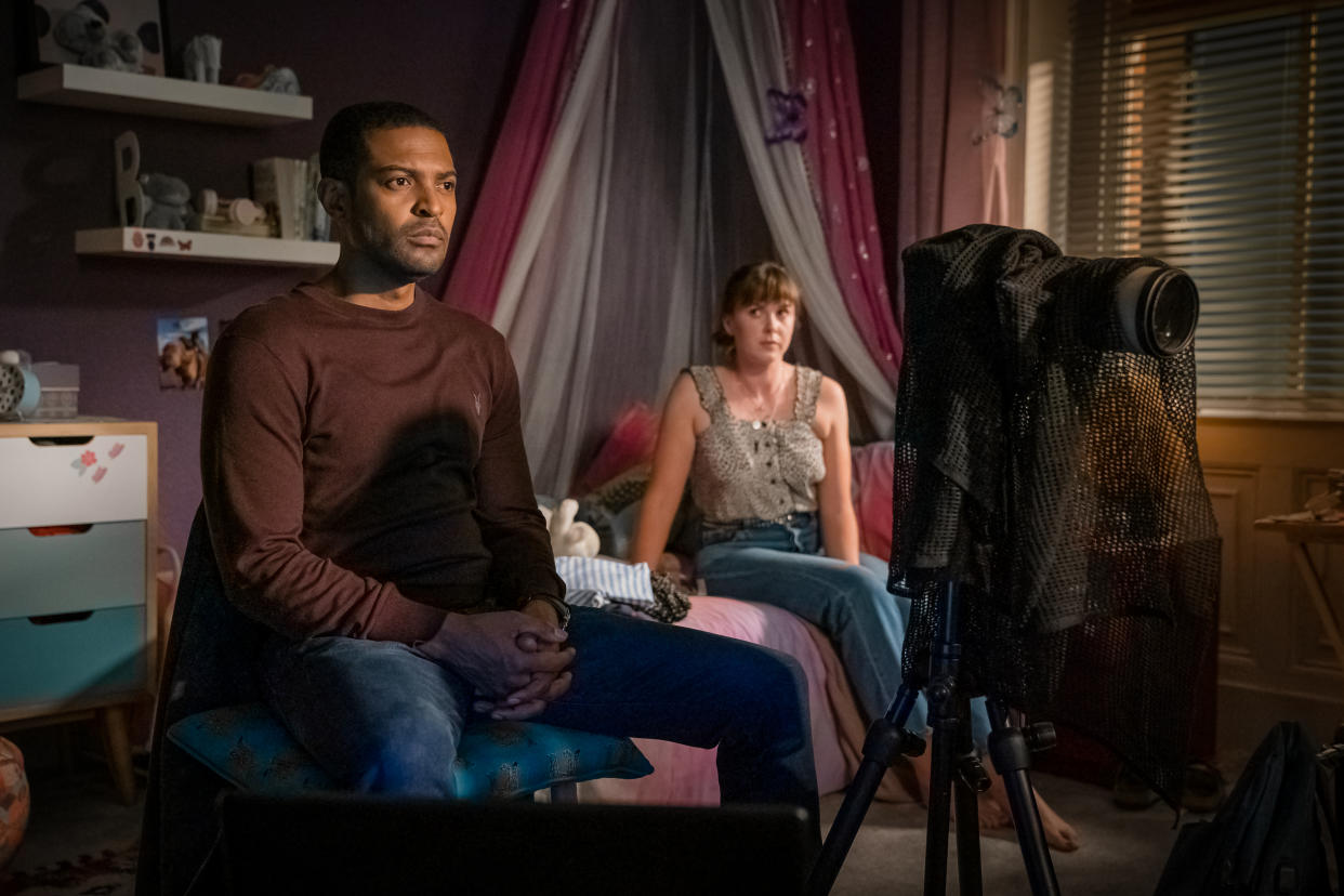 Noel Clarke and Alexandra Roach star in Viewpoint. (Ben Blackall / © Tiger Aspect Productions)