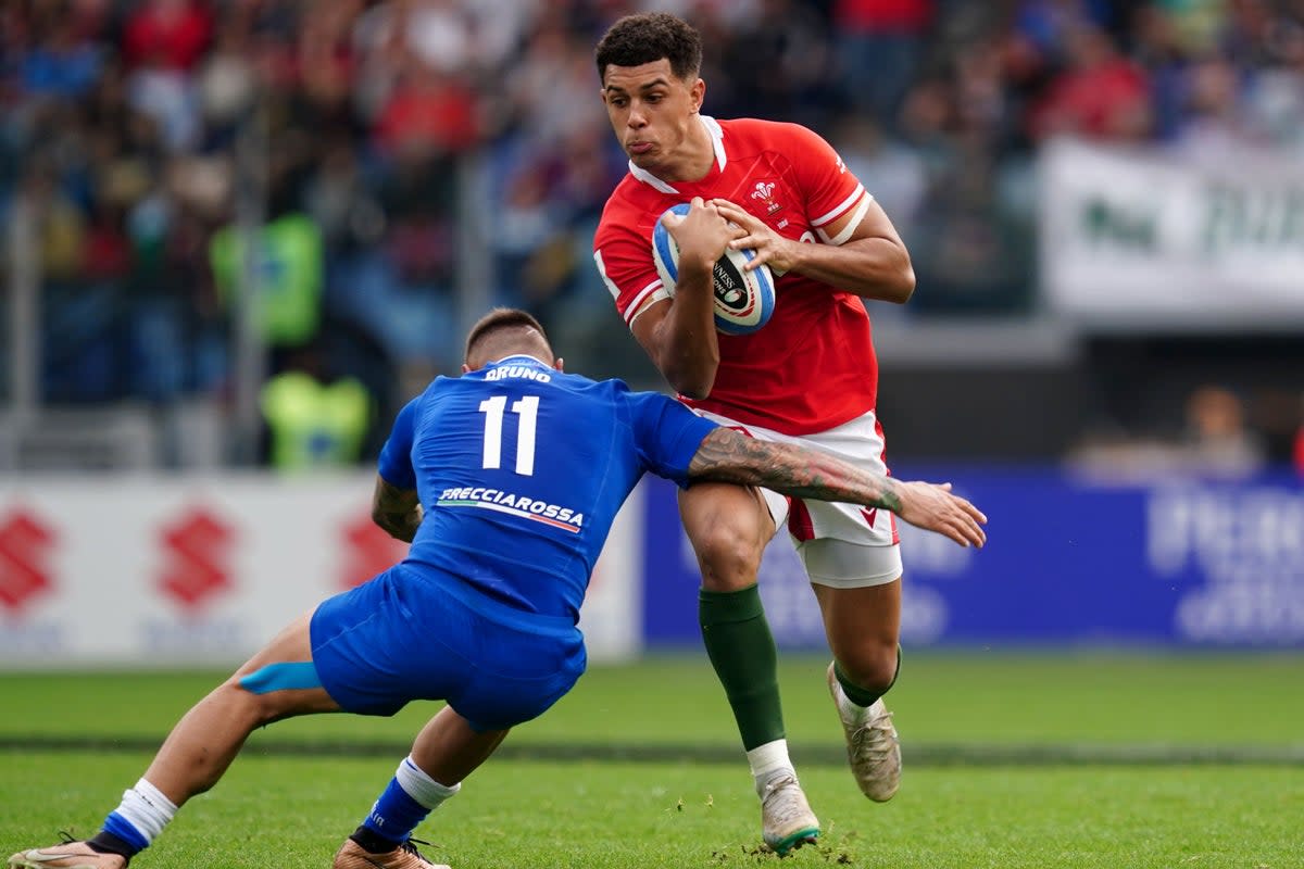 Wales wing Rio Dyer has made a mark in Test rugby (David Davies/PA) (PA Wire)