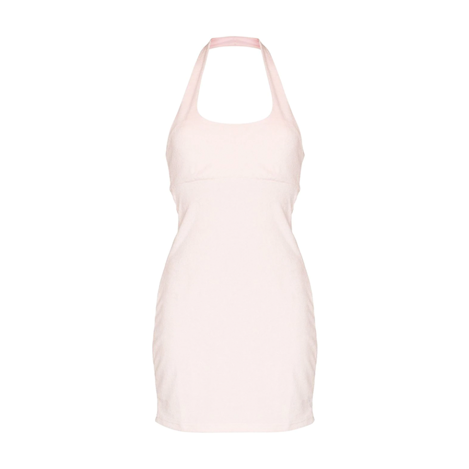 Rally Terry Halterneck Mini Dress