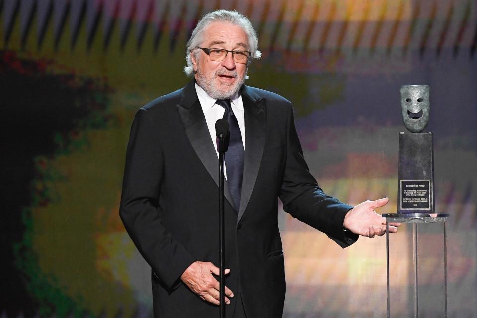 Robert De Niro Gets Political During SAG Life Achievement Award Speech