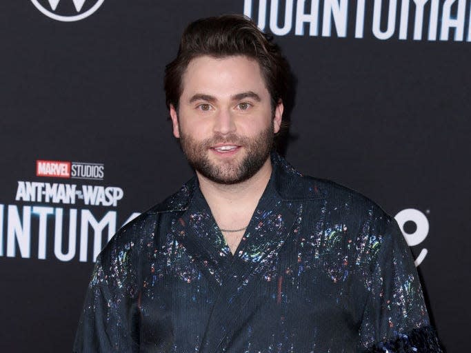 Jake Borelli attends Marvel Studios' “Ant-Man And The Wasp: Quantumania" at Regency Village Theatre on February 06, 2023 in Los Angeles, California.