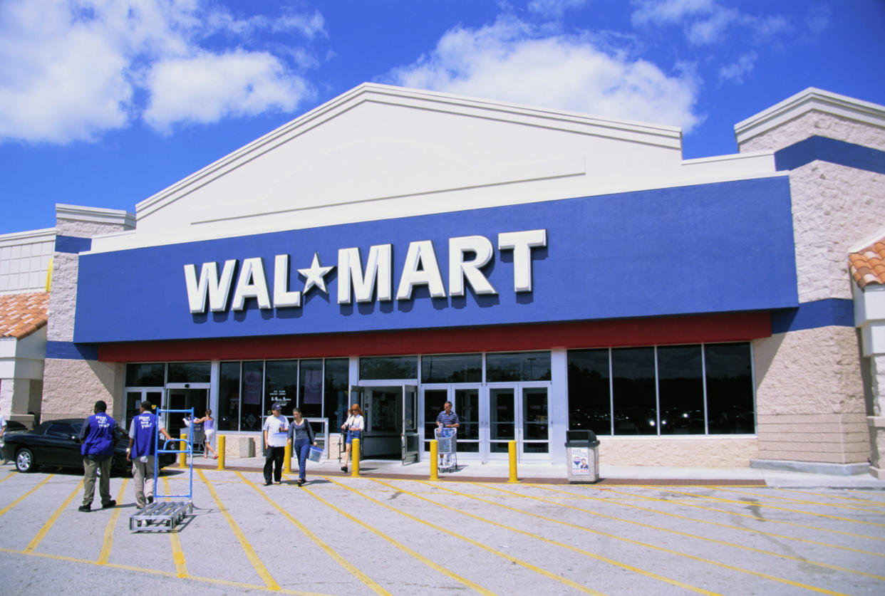 Entrance to Wal-Mart Store