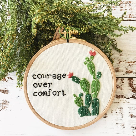 This four-inch, <a href="https://fave.co/39eQZez" rel="noopener" target="_blank" data-ylk="slk:embroidery hoop art by Mindful Stitches;elm:context_link;itc:0;sec:content-canvas" class="link "><strong>embroidery hoop art by Mindful Stitches</strong></a>. Ot you could make one yourself! <em>Rs.1,924.</em> <a href="https://fave.co/39eQZez" rel="noopener" target="_blank" data-ylk="slk:Buy here!;elm:context_link;itc:0;sec:content-canvas" class="link "><strong>Buy here!</strong></a>