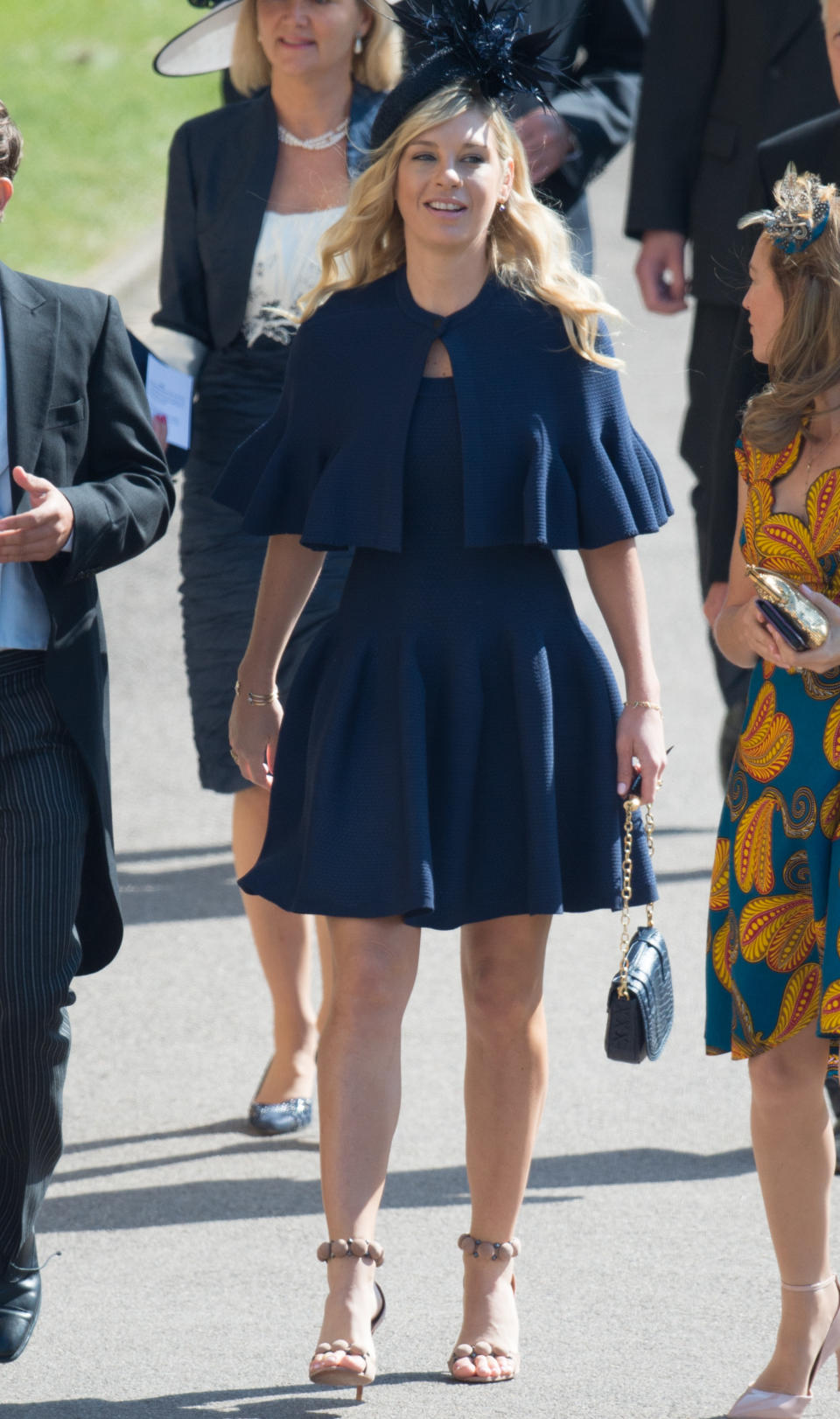 Chelsy Davy attends the wedding of Prince Harry and Meghan Markle