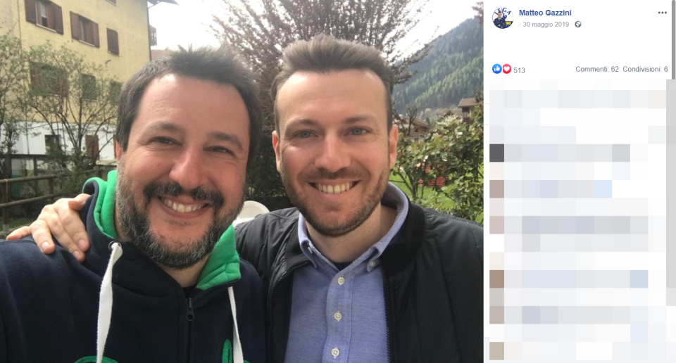 Matteo Salvini e Matteo Gazzini