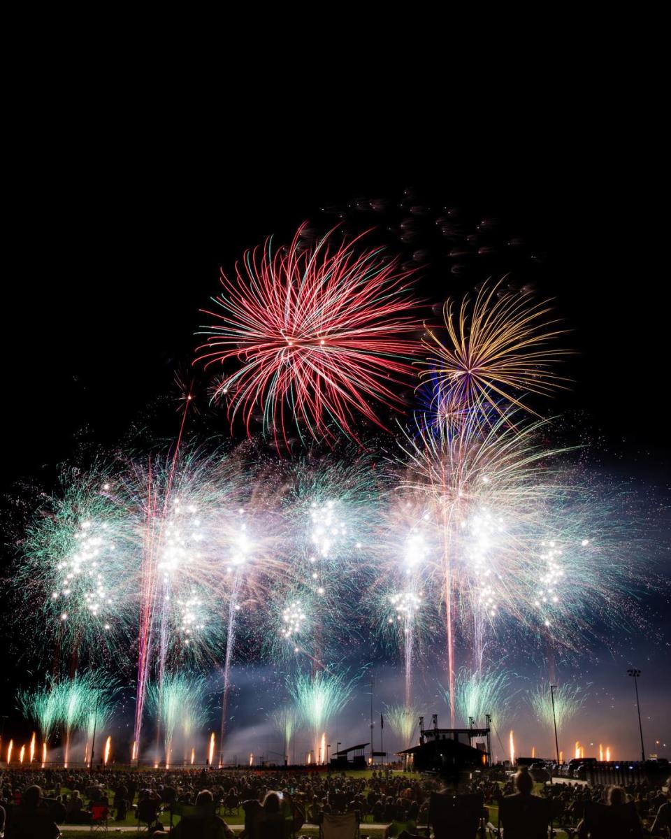 Wamego’s annual Independence Day fireworks show is one of the largest in the Midwest.