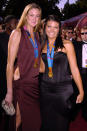 Kerri Walsh and Misty May during The 56th Annual Primetime Emmy Awards - Arrivals at The Shrine Auditorium in Los Angeles, California.