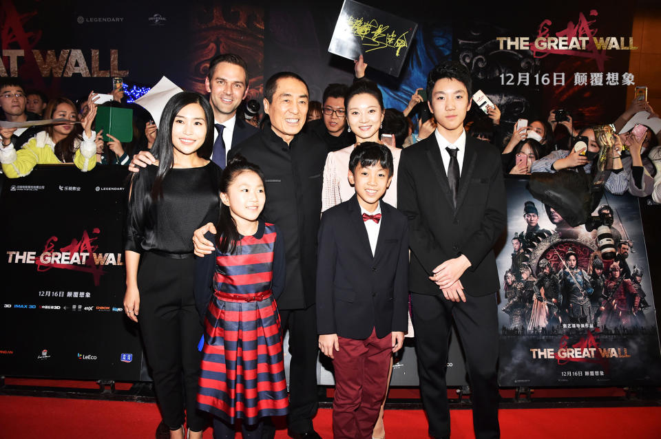 “The Great Wall” red carpet in Beijing