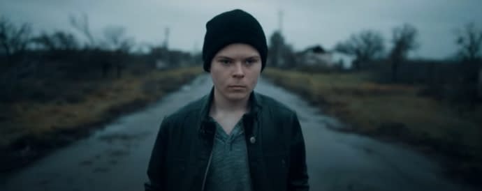 Screenshot from the Crushed music video
